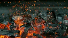 Die schnellste und sicherste Methode, Holzkohle anzuzünden.