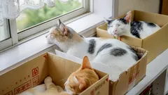 Warum eine kleine Box für eine Katze sehr nützlich ist